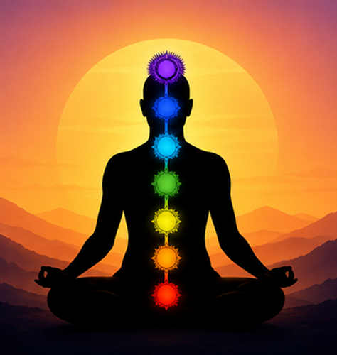 The 7 Primary Energy Chakras in the Subtle Body
