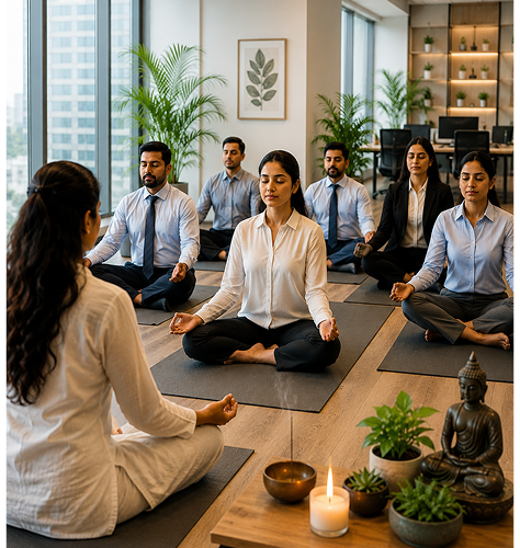 Corporate Wellness Through Yogic Healing